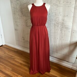 Rachael Zoe dress in rust color